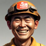 100个 矿工 笑脸