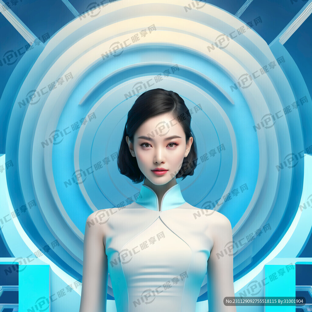 背景有科技感  颜色为浅蓝色 