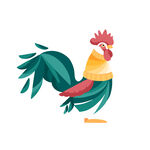 卡通公鸡元素