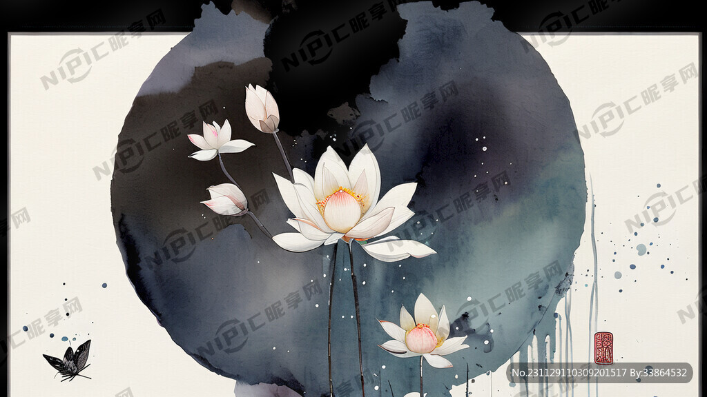 窦娥  插画  国风