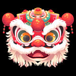 舞狮插画