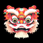 舞狮插画