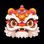 舞狮插画