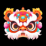舞狮插画