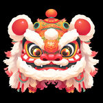 舞狮插画