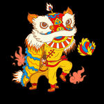 舞狮插画