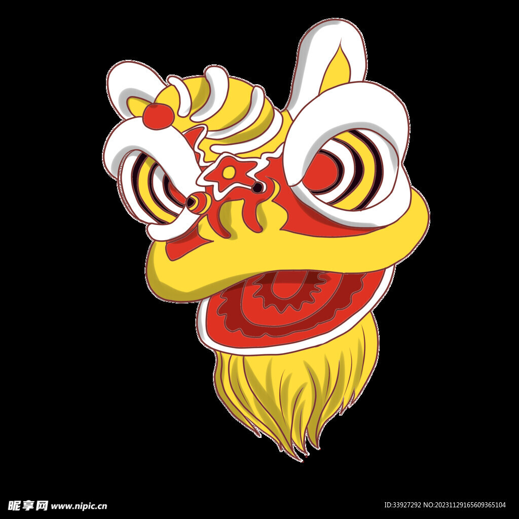 舞狮插画