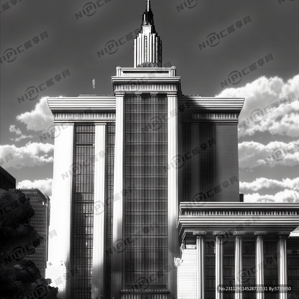 黑白帝国大厦外景