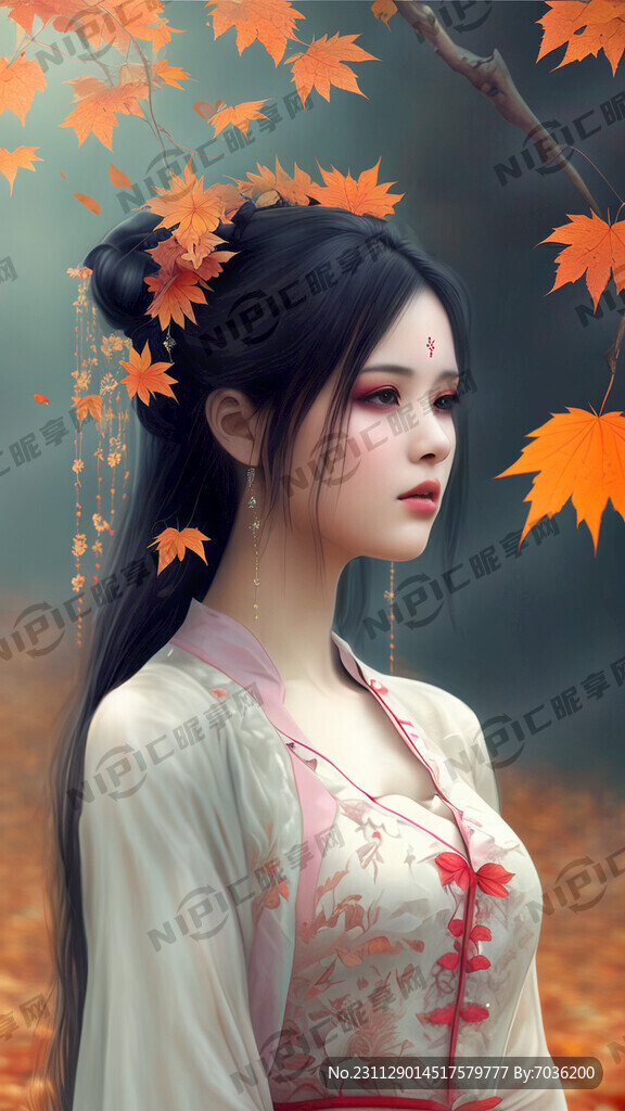 梦幻 秋色 童话 伤感 美女
