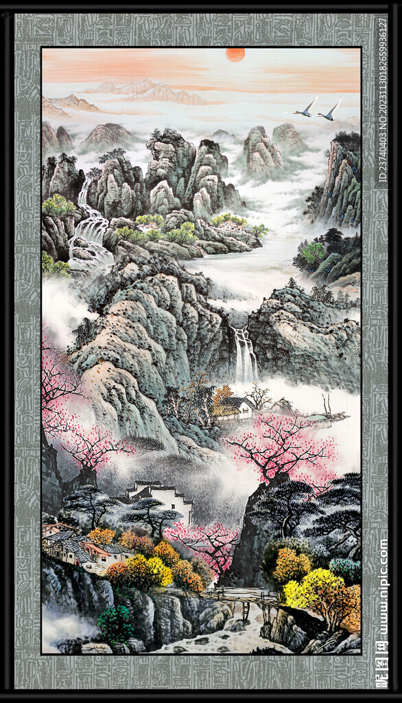 国画山水
