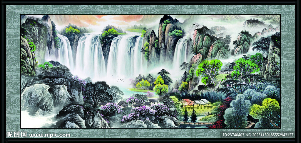国画山水