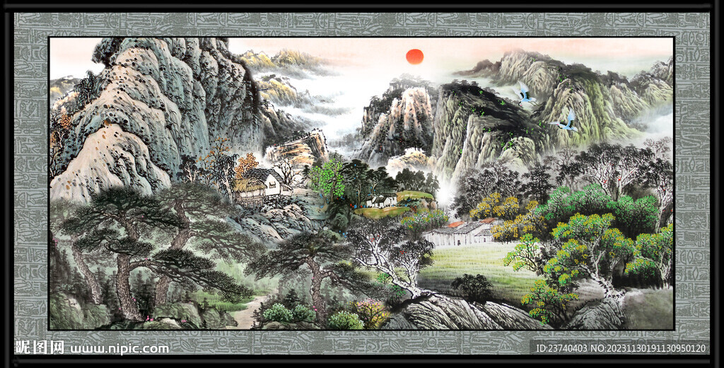 泰山风光 
