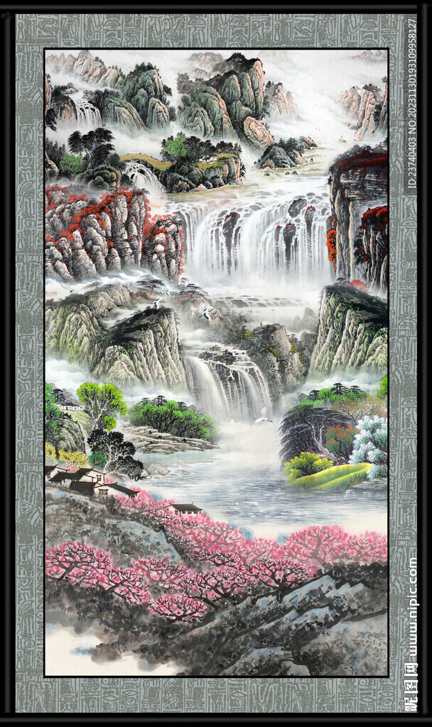 国画山水画