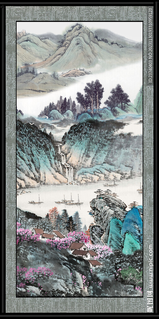 国画山水画