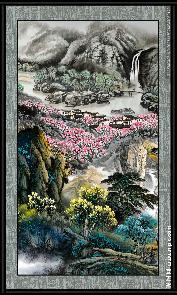 中国画山水