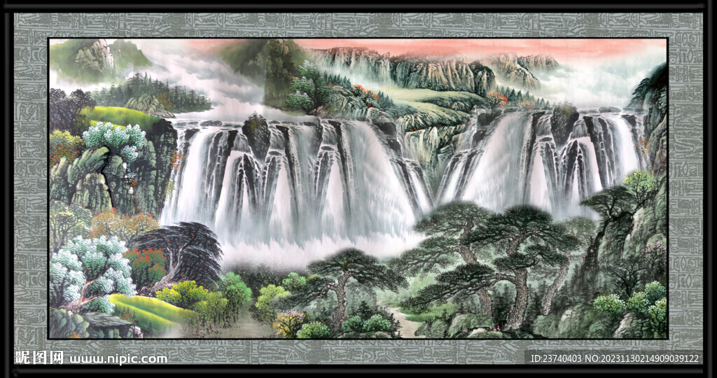 中国画山水