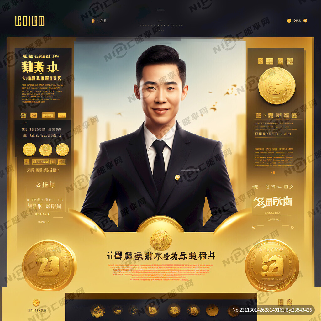 用户界面 奖励活动 海报 金币