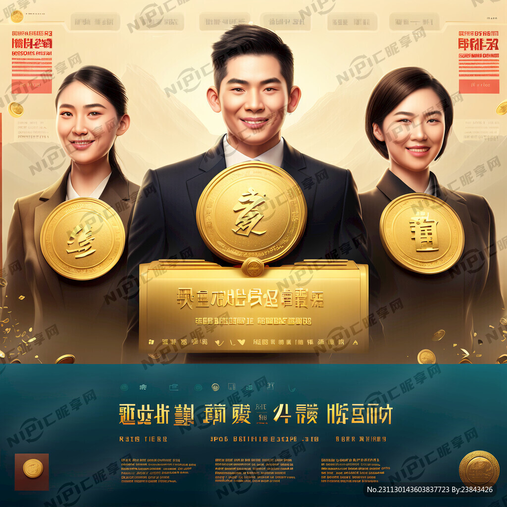 用户界面 奖励活动 海报 金币