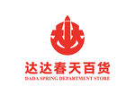 达达春天百货 LOGO 标志