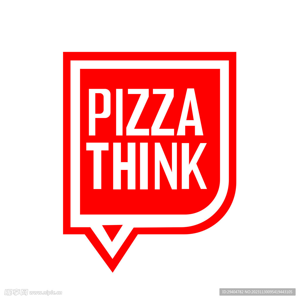 PIZZA THINK标志