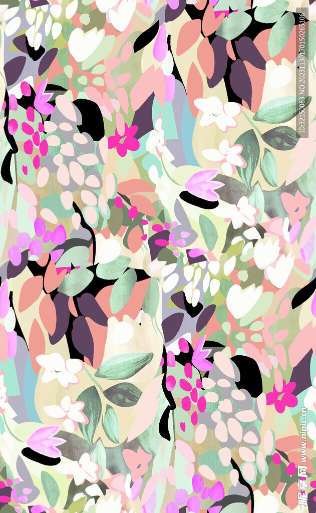 手绘花