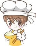 卡通筷子厨师