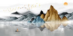 新中式现代山水装饰画