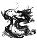 水墨龙 