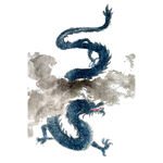 水墨龙 