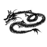 水墨龙 