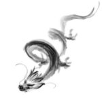 水墨龙 