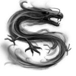 水墨龙 