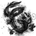 龙国画 