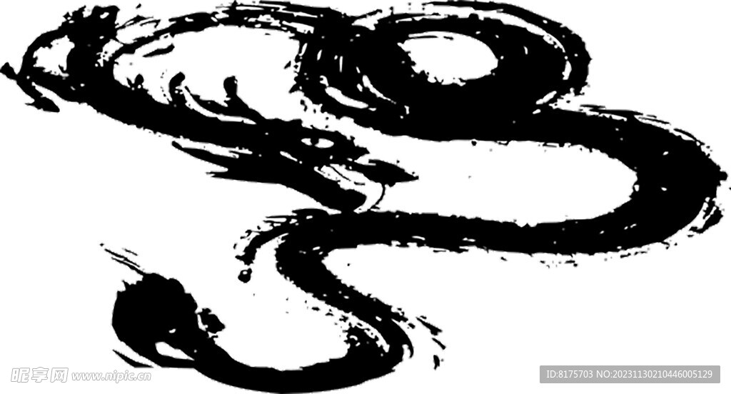 龙国画 