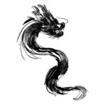 龙国画 