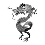水墨龙 