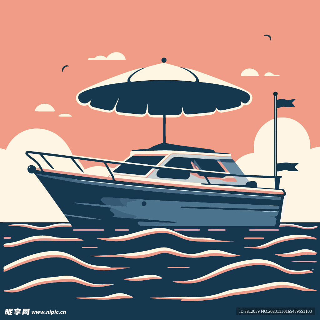 海浪帆船设计