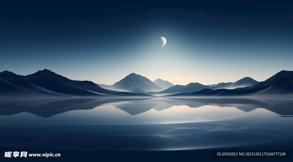 山水背景  