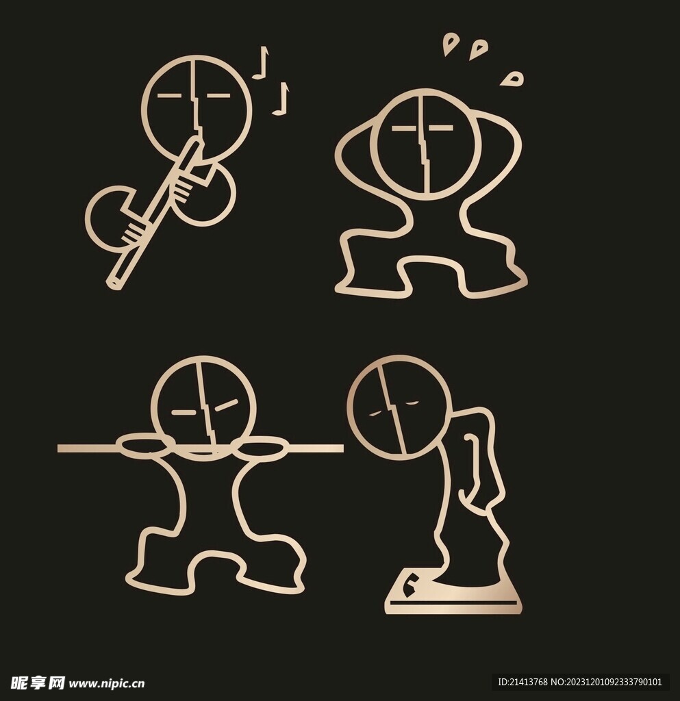 手绘卡通人物