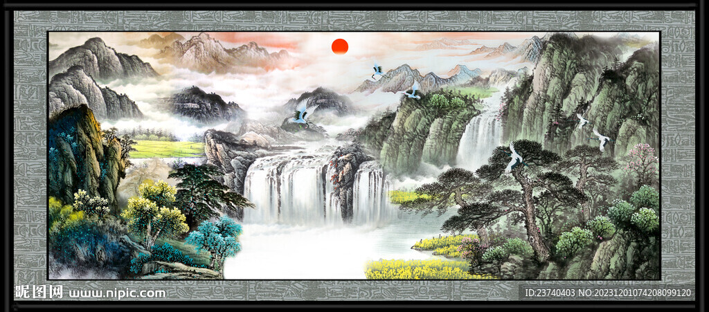山水风景画