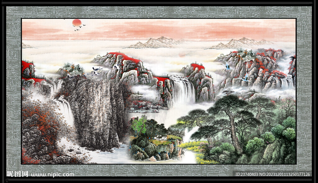 山水画 