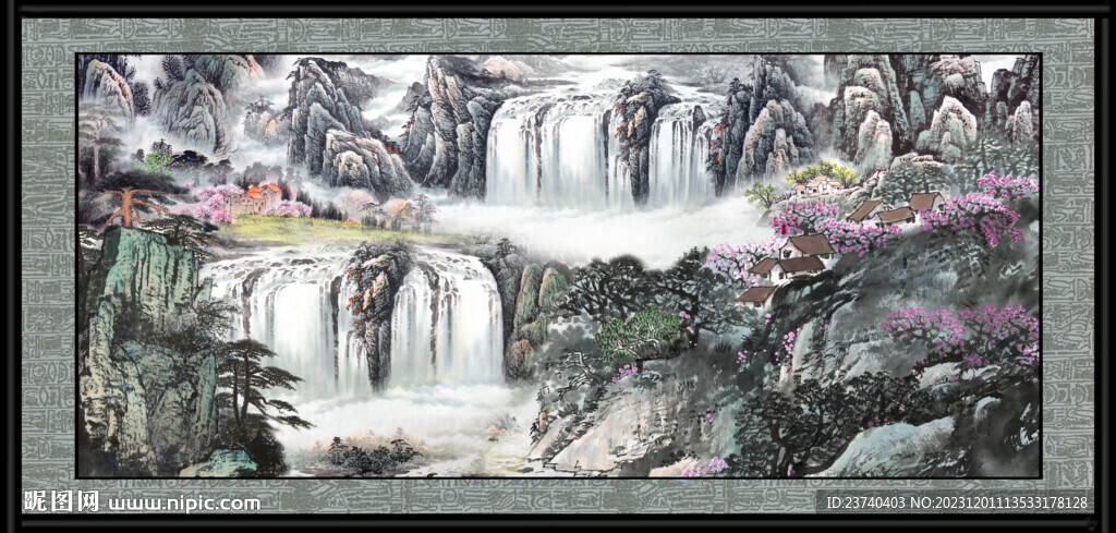 山水画 
