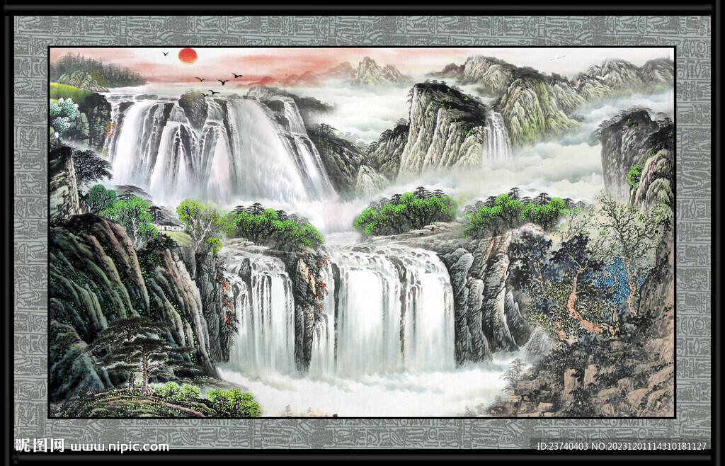 山水画 