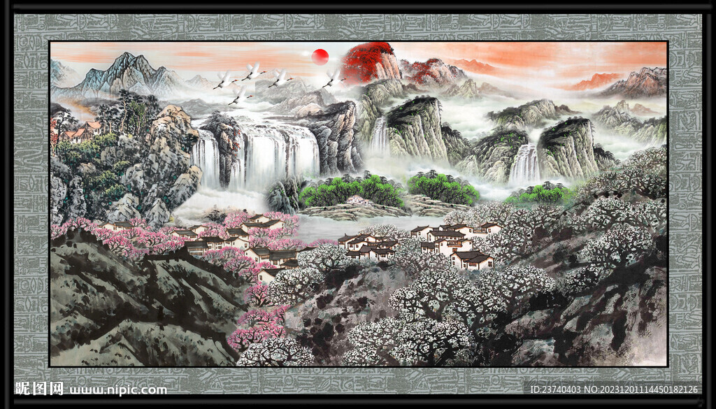 山水画 