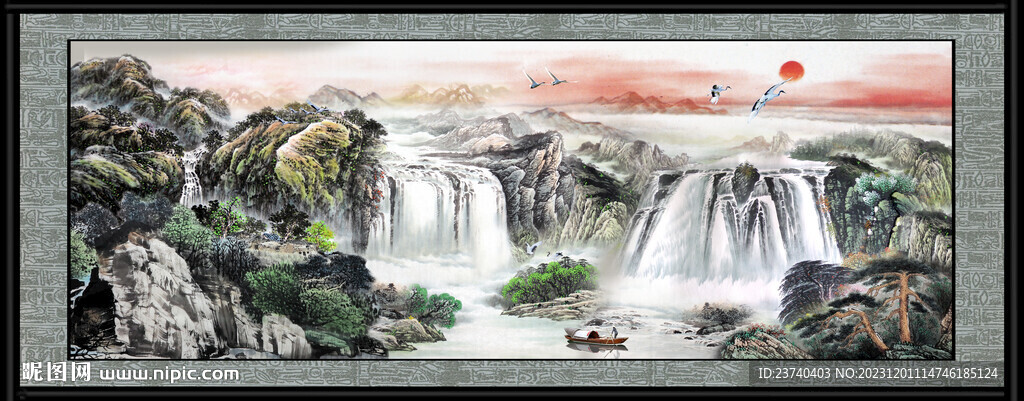 山水画 
