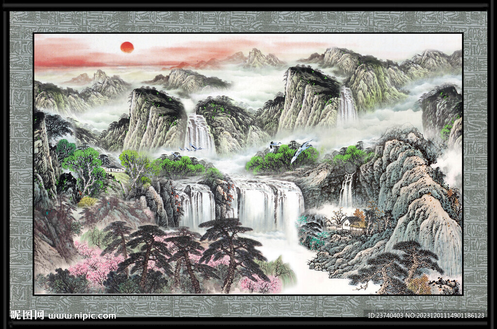 山水画 