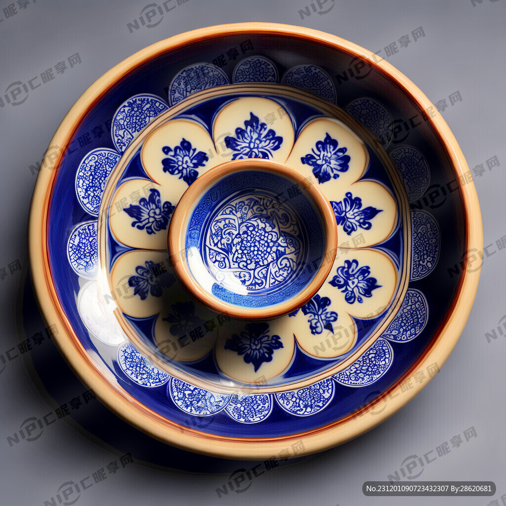 陶瓷餐具中东色彩