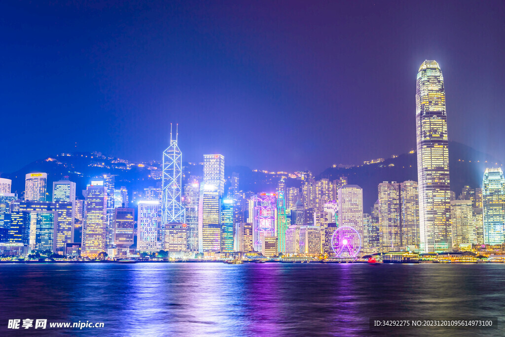 现代城市夜景