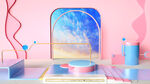 C4D美陈装置模型