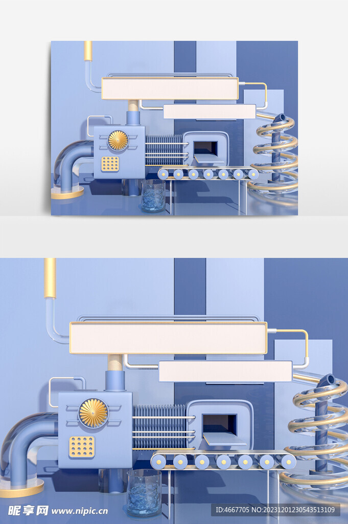 C4D装饰元素模型